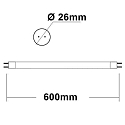 ISOLED LED buis T8 NANO+ G13 9W 1200lm 3000K 300� CRI 80 