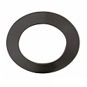 Round aluminium cover for recessed spot Sys-90, black