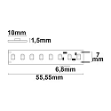 ISOLED LED stripe CRI840 High-Lumen CC-Flexband