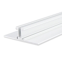 LED lighting profile 2SIDE aluminium, for 2 LED strips up to 1.2cm width, 200cm, white
