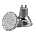LED spot SUNSET, dim-to-warm, GU10, 5.5W 2200-3000K 345lm 410cd 60�, CRi >90, silver