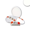 Downlight Flex IP52, gesatineerd, wit 