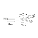 ISOLED Verdeler MiniAMP, wit