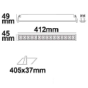 ISOLED recessed luminaire Raster Line IP20, dimmable 30W 1950lm 3000K 30� 30� CRI >90