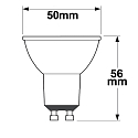 ISOLED Reflectorlamp GU10 dimbaar GU10 5,5W 430lm 3000K 45� CRI 90-100 dimbaar