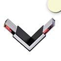 Hoekverbinder Linear Up+Down met verlichting, zwart
