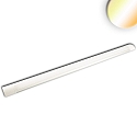 LED surface mount luminaire, IP42, length 119cm, 40W Color Switch 3000-4000K 4000lm 120�, aluminium, white