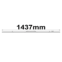 ISOLED Lineair licht FastFix Linearsystem R Universalfit dimbaar IP40, wit dimbaar 75W 11400lm 4000K 90� 90� CRI >83 143.7cm