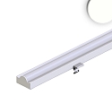 Lineair licht FastFix Linearsystem R Universalfit dimbaar IP40, wit dimbaar 75W 11200lm 4000K 120� 120� CRI >83 143.7cm