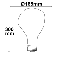 ISOLED Decoratie lichtbron filament VINTAGE LINE 165 helder E27 4W 150lm 2200K 360� CRI 95 dimbaar