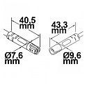ISOLED Verlengkabel, groen, wit