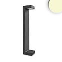 Lichtpaal POLLER-1 hoekig IP54, zwart mat 