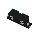 3-phase SERIE S1 - straight connector, electric, black