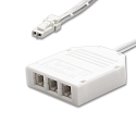 Verdeler MiniAMP 2-polig, wit