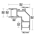 ISOLED Hoekprofiel HIDE ANGLE indirect, aluminium