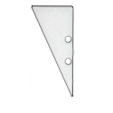 Eindkap HIDE TRIANGLE, wit