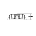 ISOLED Inbouwarmatuur Sys-90 MiniAMP dimbaar IP44, dimbaar 10W 800lm 4000K 100� 100� CRI 92