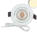 ISOLED Inbouwarmatuur Slim68 MiniAMP IP40, dimbaar 8W 850lm 3000K 45� 45� CRI 92