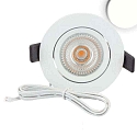 ISOLED Inbouwarmatuur Slim68 MiniAMP IP40, dimbaar 8W 960lm 4000K 45� 45� CRI 92
