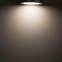 ISOLED Downlight plat, dimbaar IP42, zilver dimbaar