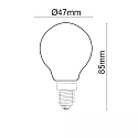 ISOLED Lamp peervorm A60 set van 3, schakelbaar E27 7W 806lm 3000K 360� CRI >80 