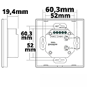 ISOLED Dimmer DALI 4 MASTER DALI aanstuurbaar, zwart