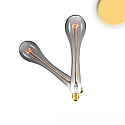 decorative filament lamp VINTAGE LINE WATERDROP switchable E27 3,8W 120lm 2200K 360� CRI >90 