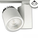 3-fase spot FOCUS ADJUST 36W draaibaar, roteerbaar, DALI aanstuurbaar, focusseerbaar IP20, wit dimbaar