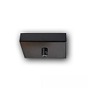 Baldakijn INFINITY SQUARE BLACK 1 1-voudig, vierkant, zonder lamphouder, zwart