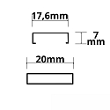mounting bracket SURF12 / DIVE12 / ROUND12-14 / ECK10, black