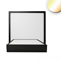 Plafondarmatuur PRO 170MM hoekig, CCT Switch IP20, zwart dimbaar