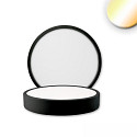 Plafondarmatuur PRO 120MM rond, CCT Switch IP20, zwart dimbaar