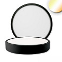 Plafondarmatuur PRO 225MM rond, CCT Switch IP20, zwart dimbaar