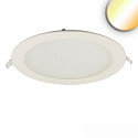 Downlight IP42, wit dimbaar