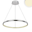 Hangarmatuur RING IP20, aluminium geborsteld 