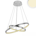 Hangarmatuur RING IP20, aluminium geborsteld 