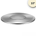 floor recessed luminaire ROUND Ø 55MM 10° rigid, passable, excl. LED driver IP67, silver 