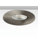 Inbouwframe GU10/MR16 rond, met lamphouder, aluminium geborsteld