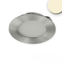 Meubelarmatuur MINI AMP rond IP20, aluminium geborsteld dimbaar