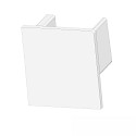 Eindkap EC220 UP10, wit