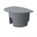 Eindkap EC232 (MAXI-EB V2 / SURF/DIVE 12) rond, set van 1, met kabelopening, grijs