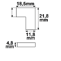 ISOLED corner connector K2-210 - FLEXSTRIPE 1.0CM 2-pole