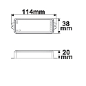 ISOLED Dimmer SYS-PRO RGB+CCT - PWM RADIO CCT Switch, RGB, ZigBee aanstuurbaar, 5 Kanaal, Sys-Pro aanstuurbaar