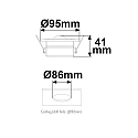 ISOLED Bewegingsmelder SMART RADIO/SWITCH SYS-PRO / 0-10V PIR ingebouwde versie, Analoge 0-10V dimuitgang, Sys-Pro aanstuurbaar