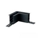 corner connector CORNER 90� HORIZONTAL - TRACK48 RECESSED isolated, mechanical, horizontal, black