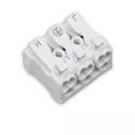 Aansluitstekker 2X3-POLE, 0.5-2.5MM�, MAX. 450V/16A 2-voudig, 2-polig