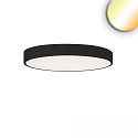 Plafondarmatuur COLOR SWITCH ROUND - � 60CM CCT Switch, UGR < 19, multipower IP40, zwart dimbaar