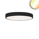 Plafondarmatuur COLOR SWITCH ROUND - � 80CM CCT Switch, UGR < 19, multipower IP40, zwart dimbaar