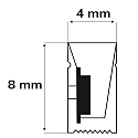 ISOLED Volledig gesiliconiseerde ledstrip NEON930 B04H08 2-polig