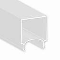 accessories profile cover COVER63 OPAL+ U-SHAPE (LAMP30 V1 + V2), opal 300cm